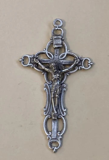 2 1/4" Men's Crucifix Large Antique Model CX410
