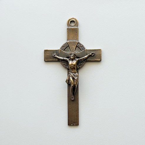 2 3/4" Spanish Crucifix Large Antique Model CX420
