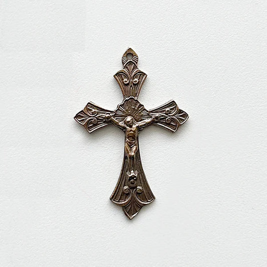 1 1/2" Small Crucifix Antique Model CX443