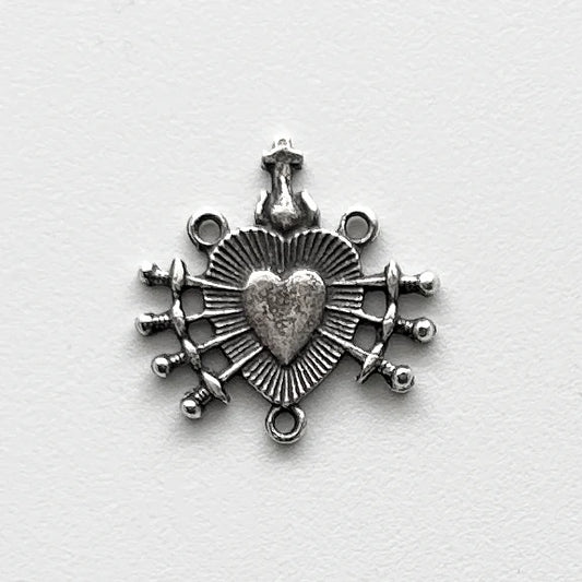 3/4" Seven Sorrows Antique Rosary Center Model CE456