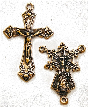 1 3/8" Small Infant of Prague Rosary Parts Set 467-574