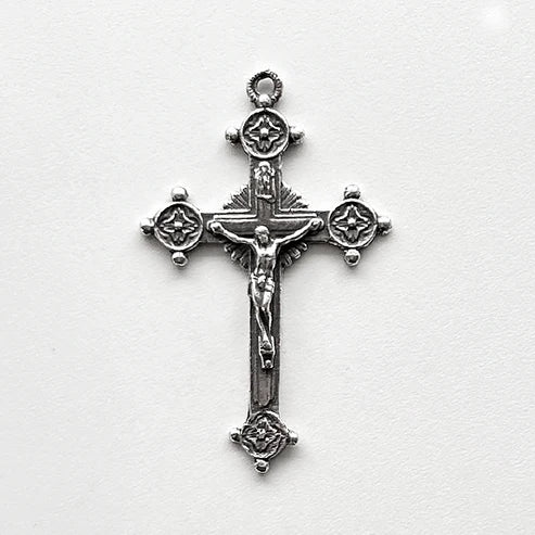2" Trinity Crucifix Antique Rosary Model CX478