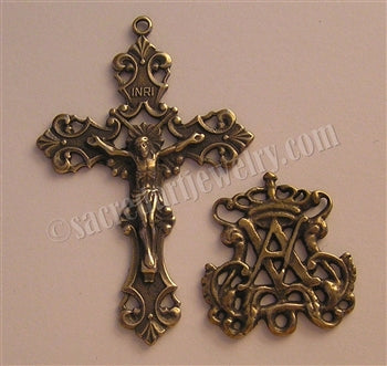 2 1/4" Auspice Maria Rosary Parts Set 539-552