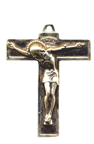1 1/4" Jesus Christ Crucifix Antique Model CX563