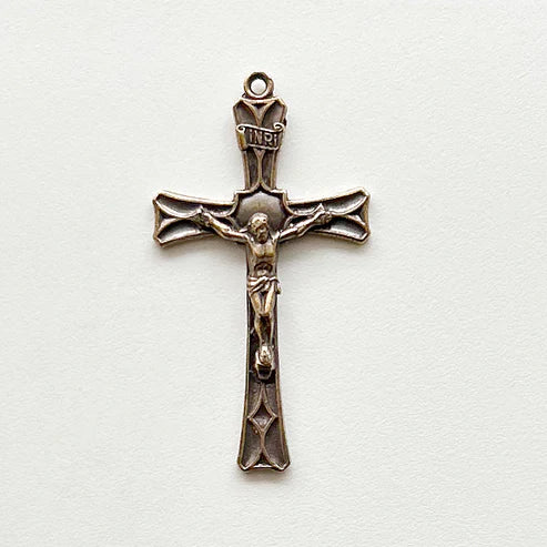 2 7/8" Elegant Crucifix Large Antique Model CX564