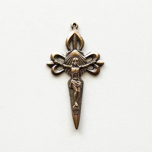 1 3/4" Crucifix Dagger Antique Model CX600