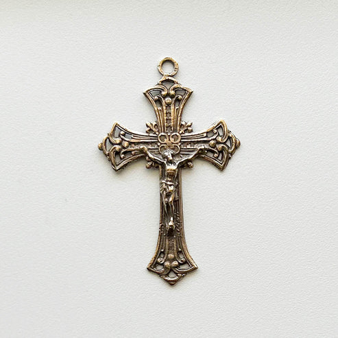 1 3/4" Victorian Crucifix Antique Model CX642