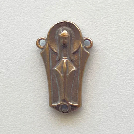 3/4" Gothic Antique Rosary Center Model CE695