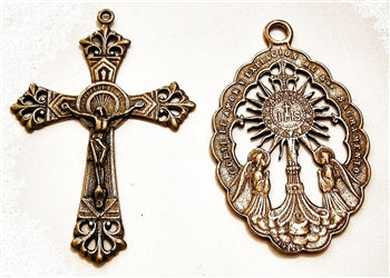 2 1/2" Monstrance Rosary Parts Set 698-657