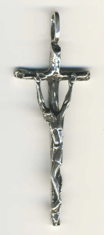 2 1/2" Gothic Crucifix Large Antique Model CX777
