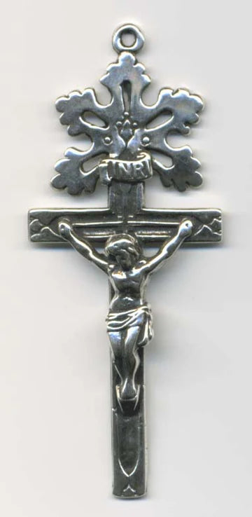 2 1/2" Radiant Crucifix Large Antique Model CX781