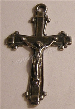 1 1/2" Small Art Deco Crucifix Antique Model CX381