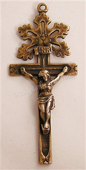 2 1/2" Radiant Crucifix Large Antique Model CX781