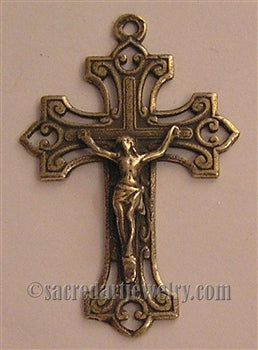 1 7/8" Canada Crucifix Antique Model CX830