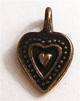 1/2" Tiny Small Heart Pendant ME102