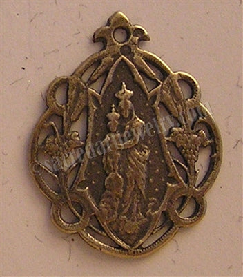 1" Our Lady of Victory Medal - Antique Model ME1037