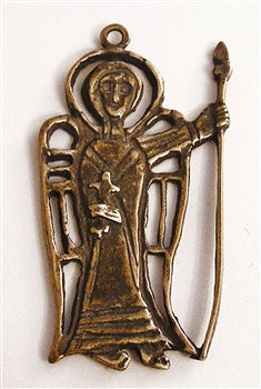 1 3/4" St Michael Antique Medallion ME1052