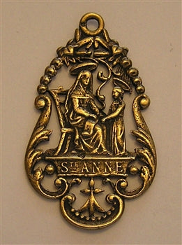 St Anne Medal with Mary 1 1/2" (38 mm) â€“ Exact Replica of an Antique Design